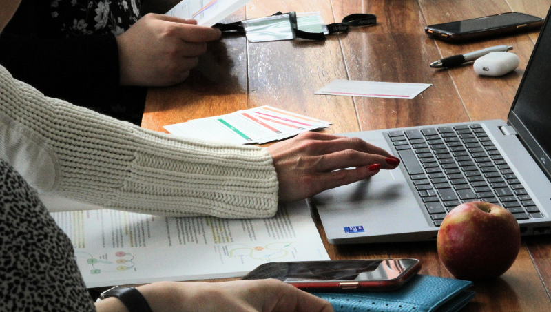 Students learning in classroom